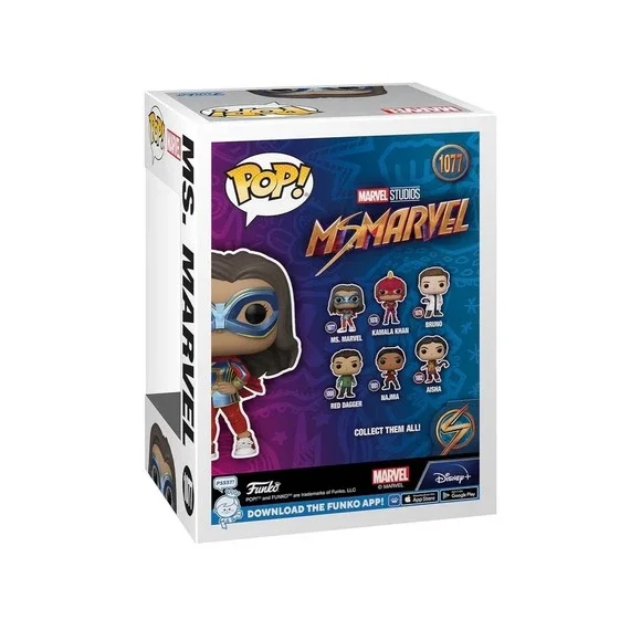 NEW Funko Pop! Marvel Ms. Marvel #1084 Bobble-Head Vinyl Figure - Picture 4 of 5